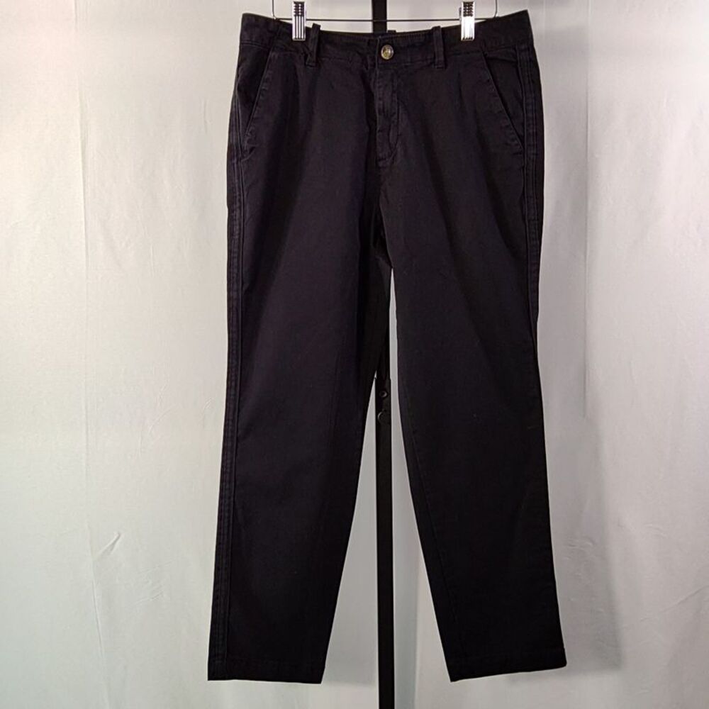 Quince Women Stretch Cotton Twill Girlfriend Chino Pants Old Black 29